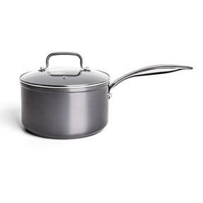 Jogo de Panelas Brinox Antiaderente Ceramic Life 4 Peças Unique com Indução Cinza