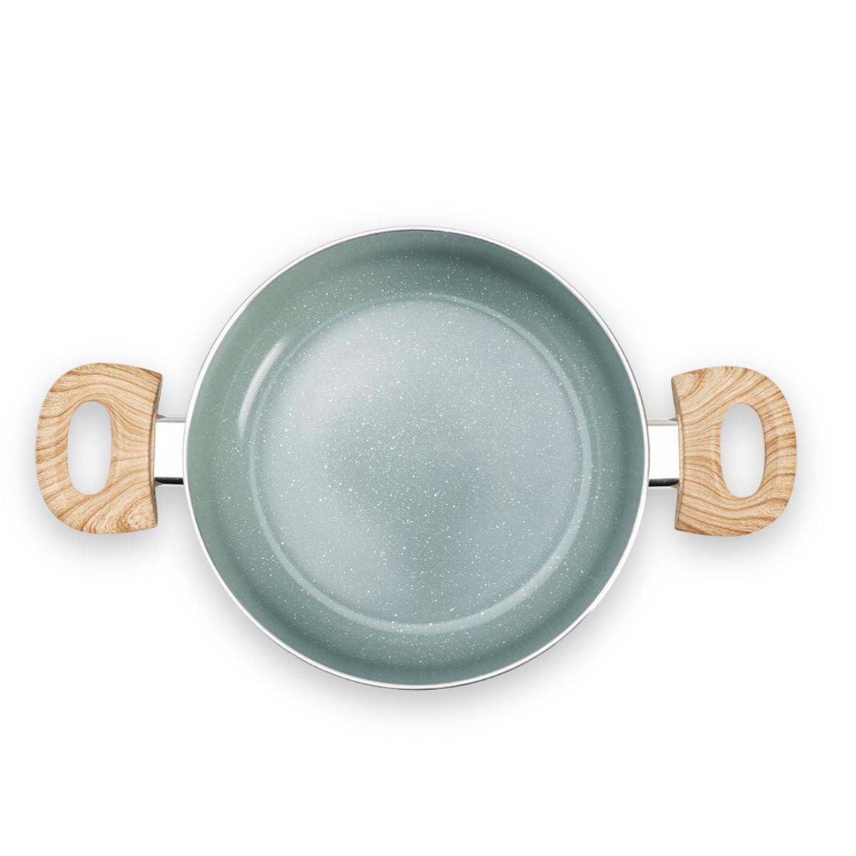 Jogo de Panelas Brinox Antiaderente Ceramic Life 6 Peças Botanika com Indução Verde