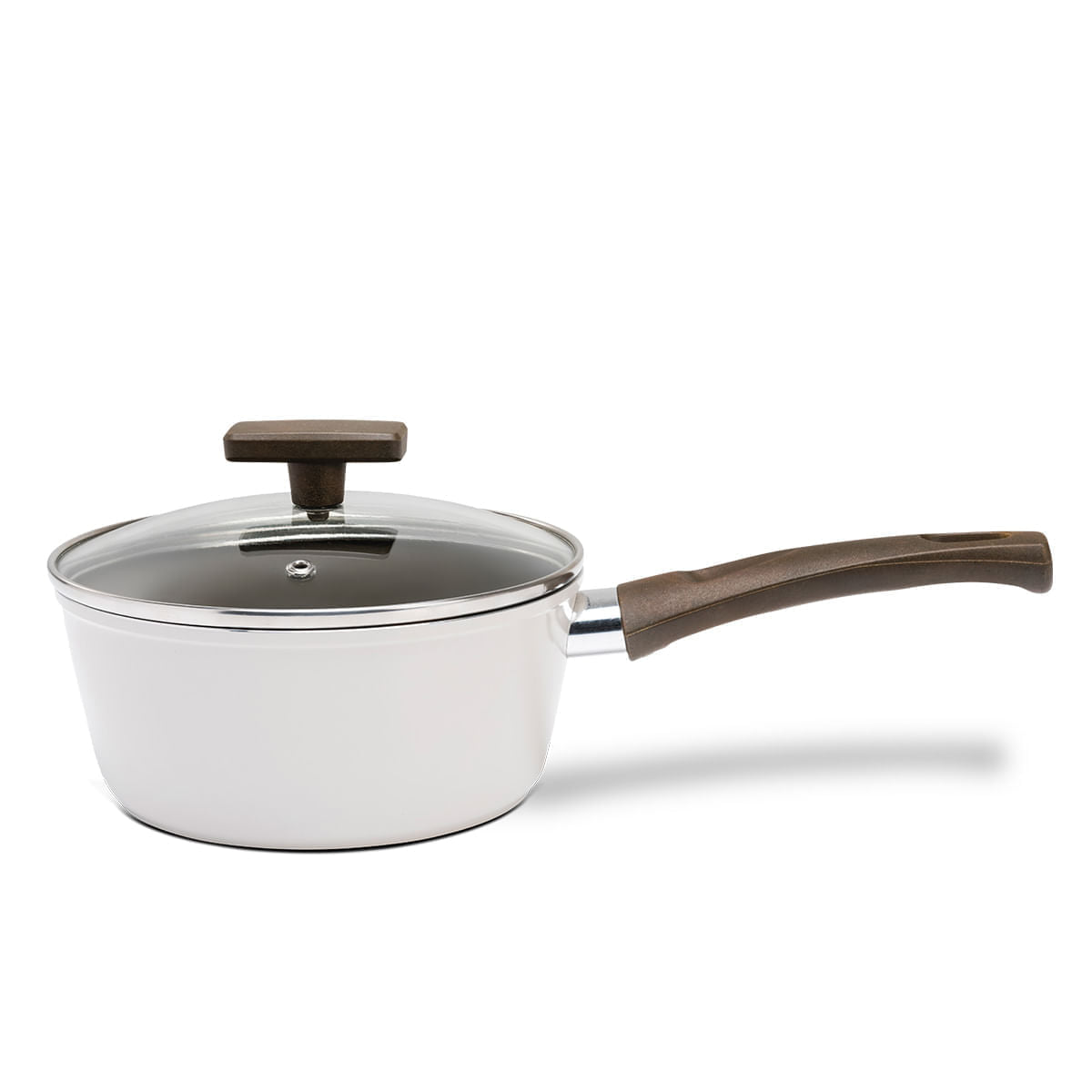 Jogo de Panelas Brinox Antiaderente Ceramic Life 5 Peças Organika com Indução Nata