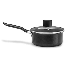 Jogo de Panelas Brinox Ebony Antiaderente Pro-Flon 7 Peças Preto