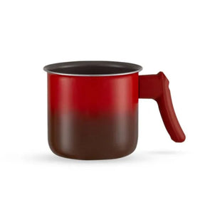 Jogo de Panelas Brinox Antiaderente Ceramic Life 6 Peças Easy Vermelho