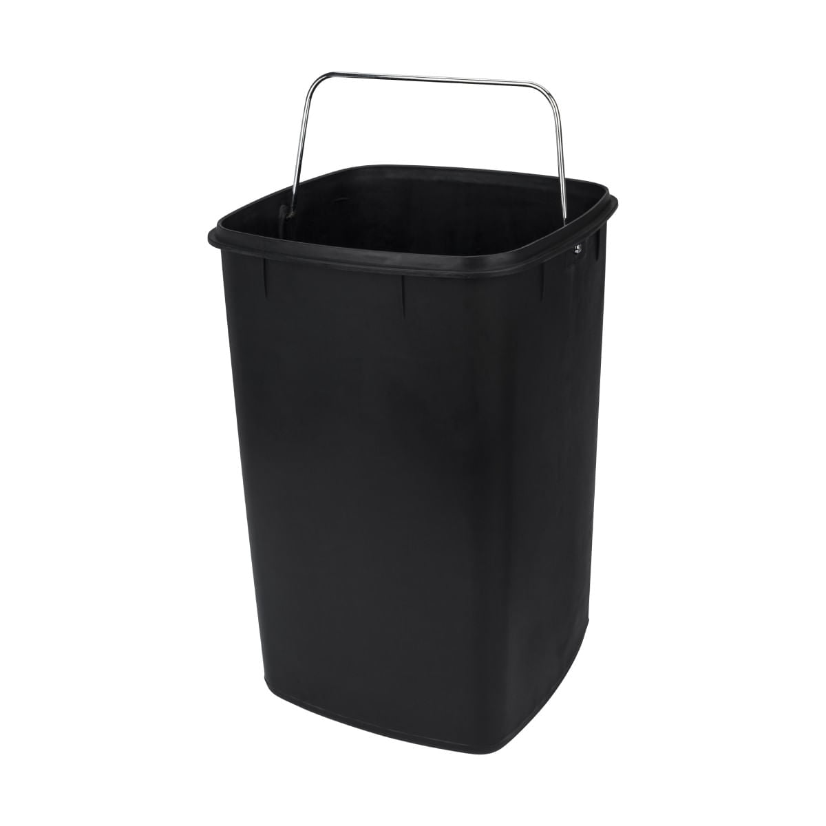 Lixeira com Pedal e Balde Brinox Frame 20 Litros Aço Carbono Preto