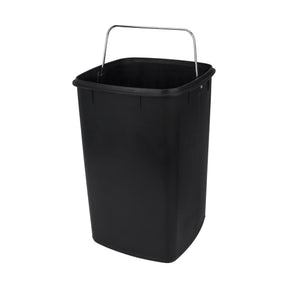 Lixeira com Pedal e Balde Brinox Frame 20 Litros Aço Carbono Preto