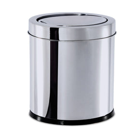 Lixeira com Tampa Basculante Brinox Decorline 5,4 Litros 18,5 x 20 cm Aço Inoxidável