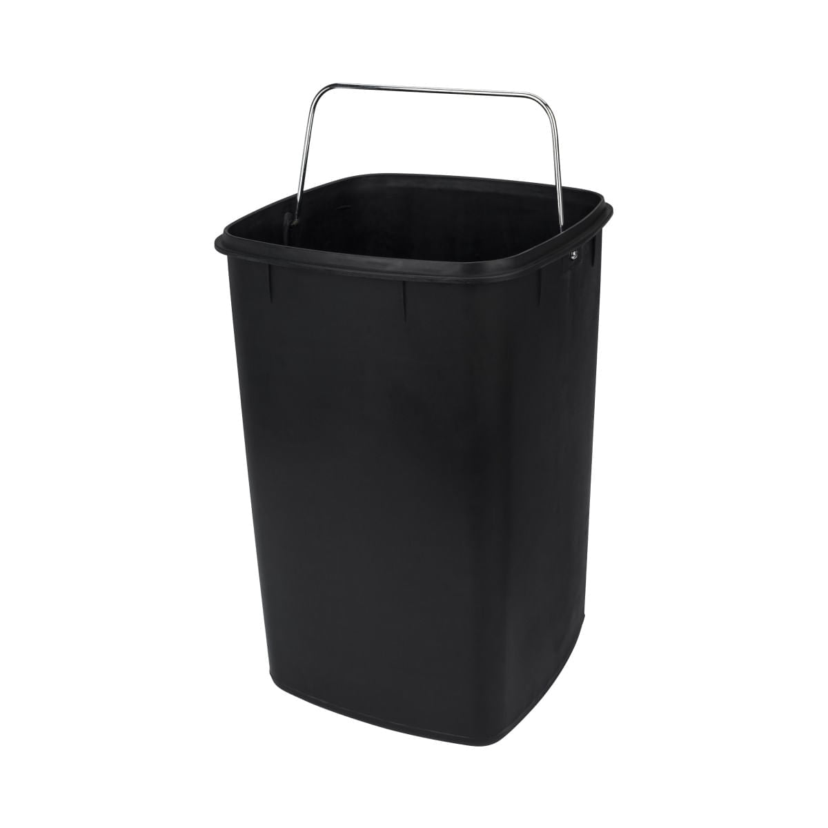 Lixeira com Pedal e Balde Brinox Frame 12 Litros Aço Carbono Preto