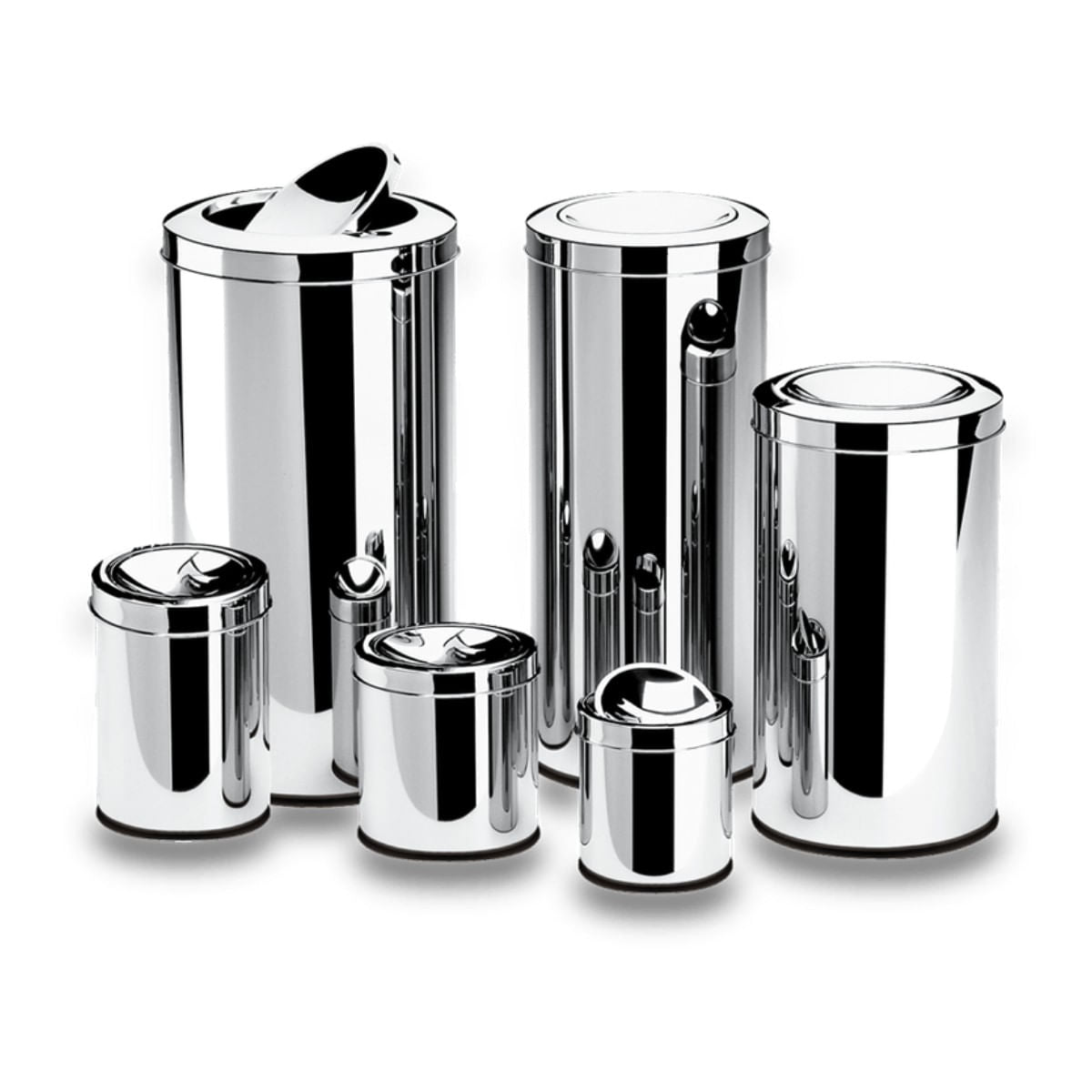 Lixeira com Tampa Basculante Brinox Decorline 5,4 Litros 18,5 x 20 cm Aço Inoxidável