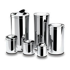 Lixeira com Tampa Basculante Brinox Decorline 5,4 Litros 18,5 x 20 cm Aço Inoxidável