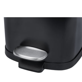 Lixeira com Pedal e Balde Brinox Frame 20 Litros Aço Carbono Preto