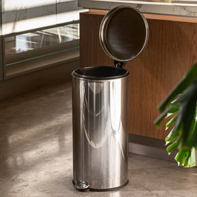 Lixeira com Pedal Brinox Decorline 30 Litros Aço Inoxidável