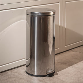Lixeira com Pedal Brinox Decorline 30 Litros Aço Inoxidável