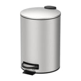 Lixeira com Pedal e Balde Brinox Spin 12 Litros Aço Inox Escovado