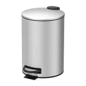 Lixeira com Pedal e Balde Brinox Spin 12 Litros Aço Inox Escovado