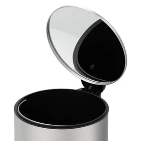 Lixeira com Pedal e Balde Brinox Spin 20 Litros Aço Inox Escovado
