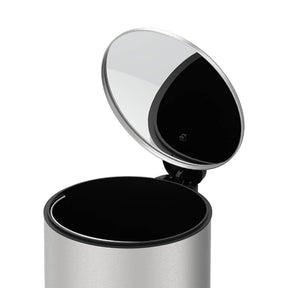 Lixeira com Pedal e Balde Brinox Spin 5 Litros Aço Inox Escovado