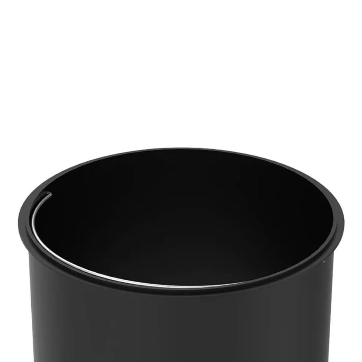 Lixeira com Pedal e Balde Brinox Spin 12 Litros Aço Inox Escovado