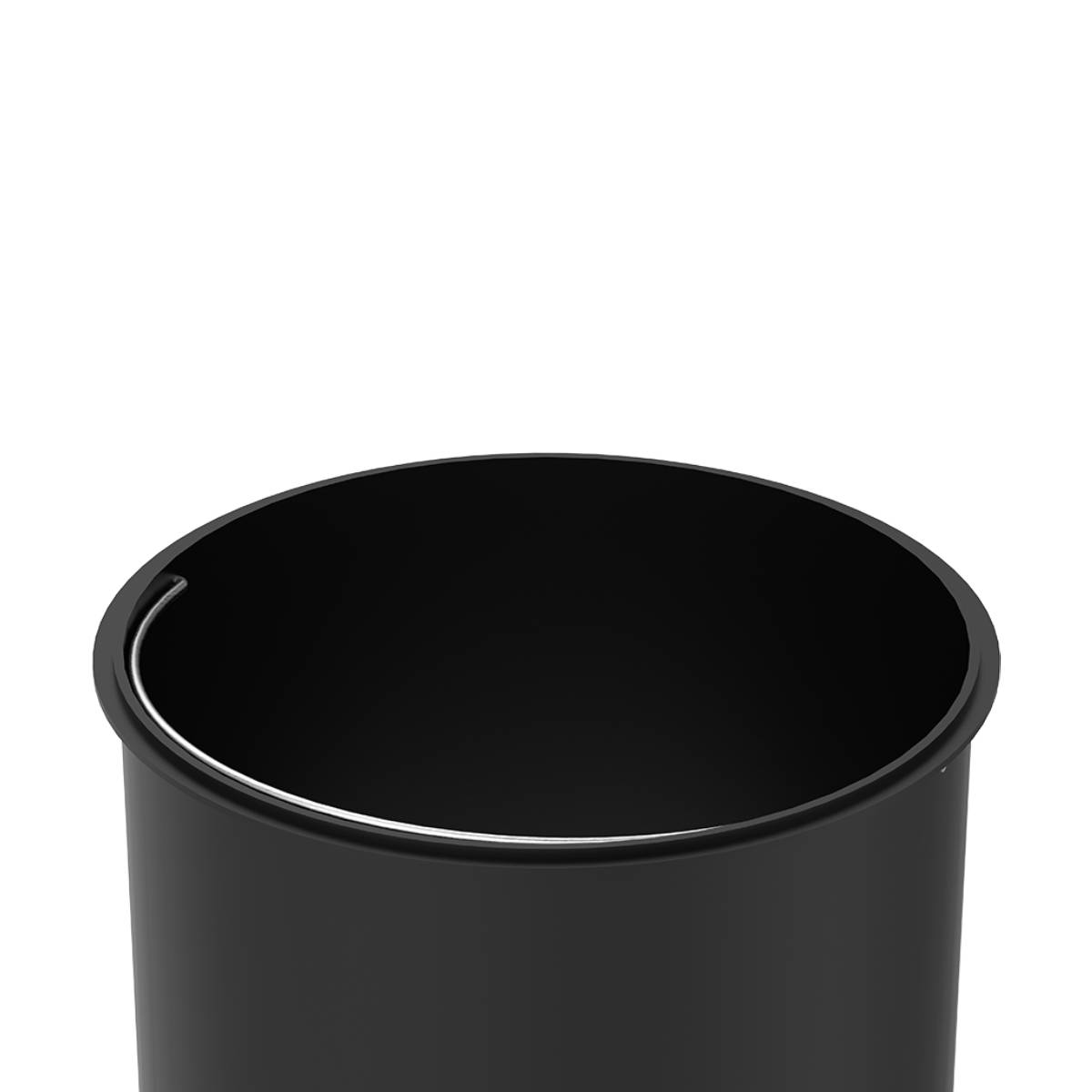 Lixeira com Pedal e Balde Brinox Spin 5 Litros Aço Inox Escovado