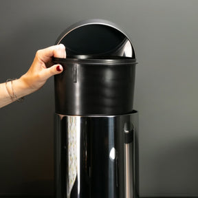 Lixeira com Pedal e Balde Brinox Decorline 5 Litros Ø20 x 30cm Aço Inoxidável