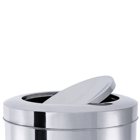 Lixeira com Tampa Basculante Brinox Decorline 5,4 Litros 18,5 x 20 cm Aço Inoxidável