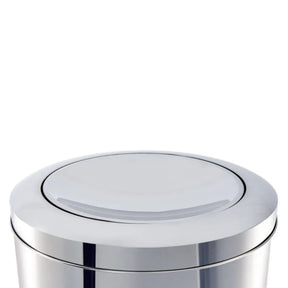 Lixeira com Tampa Basculante Brinox Decorline 3,2 Litros Ø 15,5cm Aço Inox