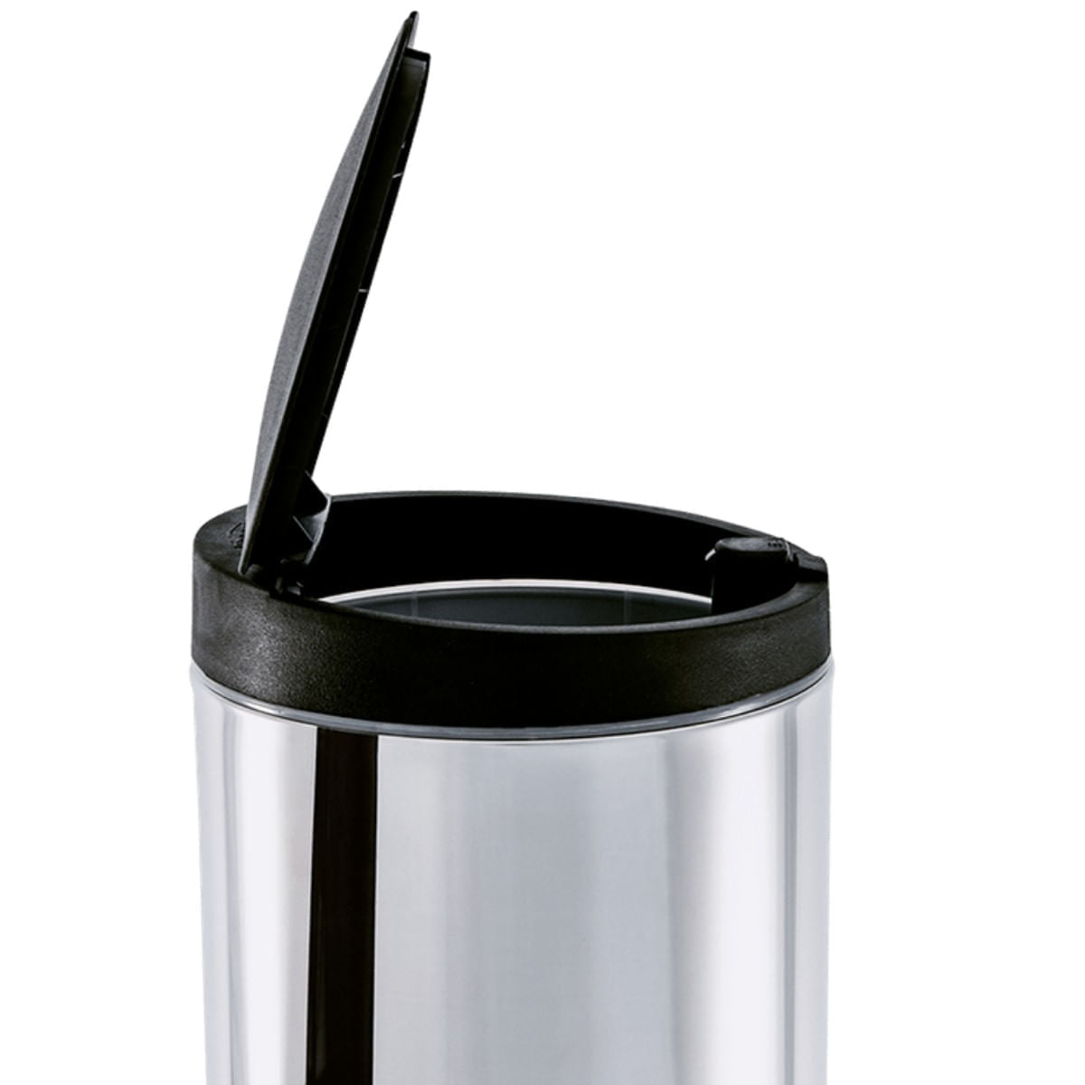 Lixeira com Tampa Press Brinox Linha Pia 4 Litros Ø 17 x 25 cm Aço Inoxidável