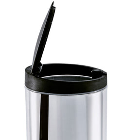 Lixeira com Tampa Press Brinox Linha Pia 4 Litros Ø 17 x 25 cm Aço Inoxidável