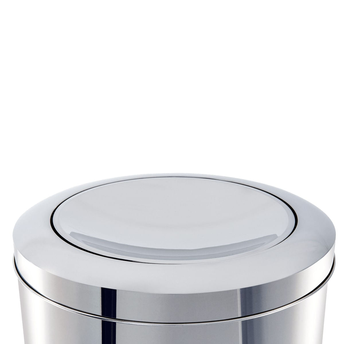 Lixeira com Tampa Basculante Brinox Decorline 5,4 Litros 18,5 x 20 cm Aço Inoxidável