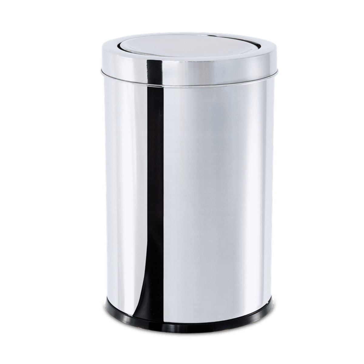 Lixeira com Tampa Basculante Brinox Decorline 21,2 Litros 25cm Aço Inox