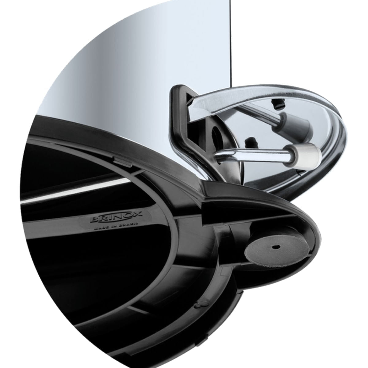 Lixeira com Pedal e Balde Brinox Decorline 5 Litros Ø20 x 30cm Aço Inoxidável