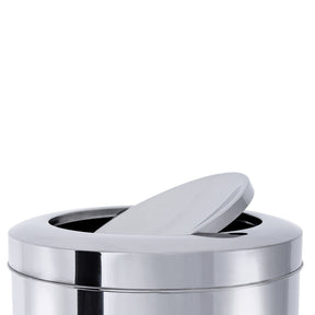 Lixeira com Tampa Basculante Brinox Decorline 40,5 Litros 30 x 60cm Aço Inoxidável