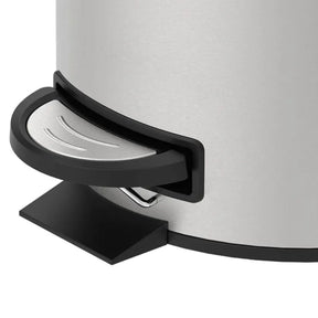 Lixeira com Pedal e Balde Brinox Spin 20 Litros Aço Inox Escovado