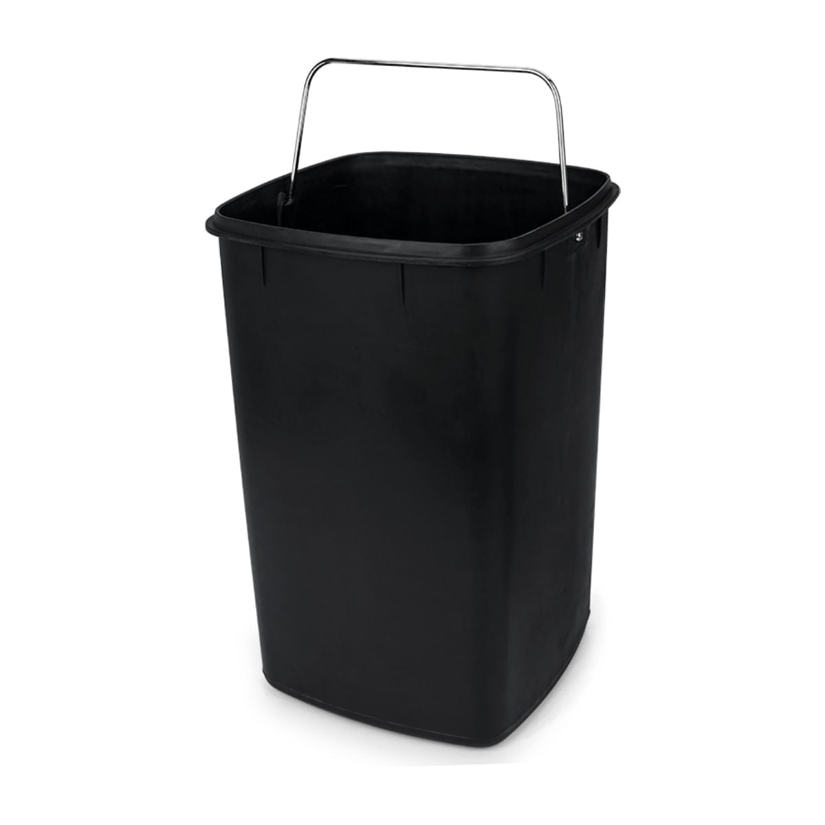 Lixeira com Pedal e Balde Brinox Frame 12 Litros Aço Inox Escovado