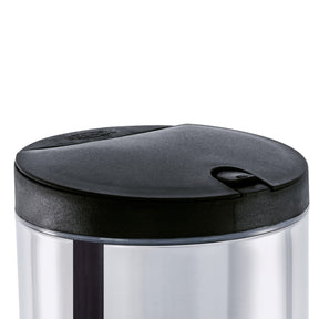 Lixeira com Tampa Press Brinox Linha Pia 4 Litros Ø 17 x 25 cm Aço Inoxidável