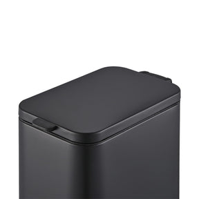 Lixeira com Pedal e Balde Brinox Frame 5 Litros Aço Carbono Preto