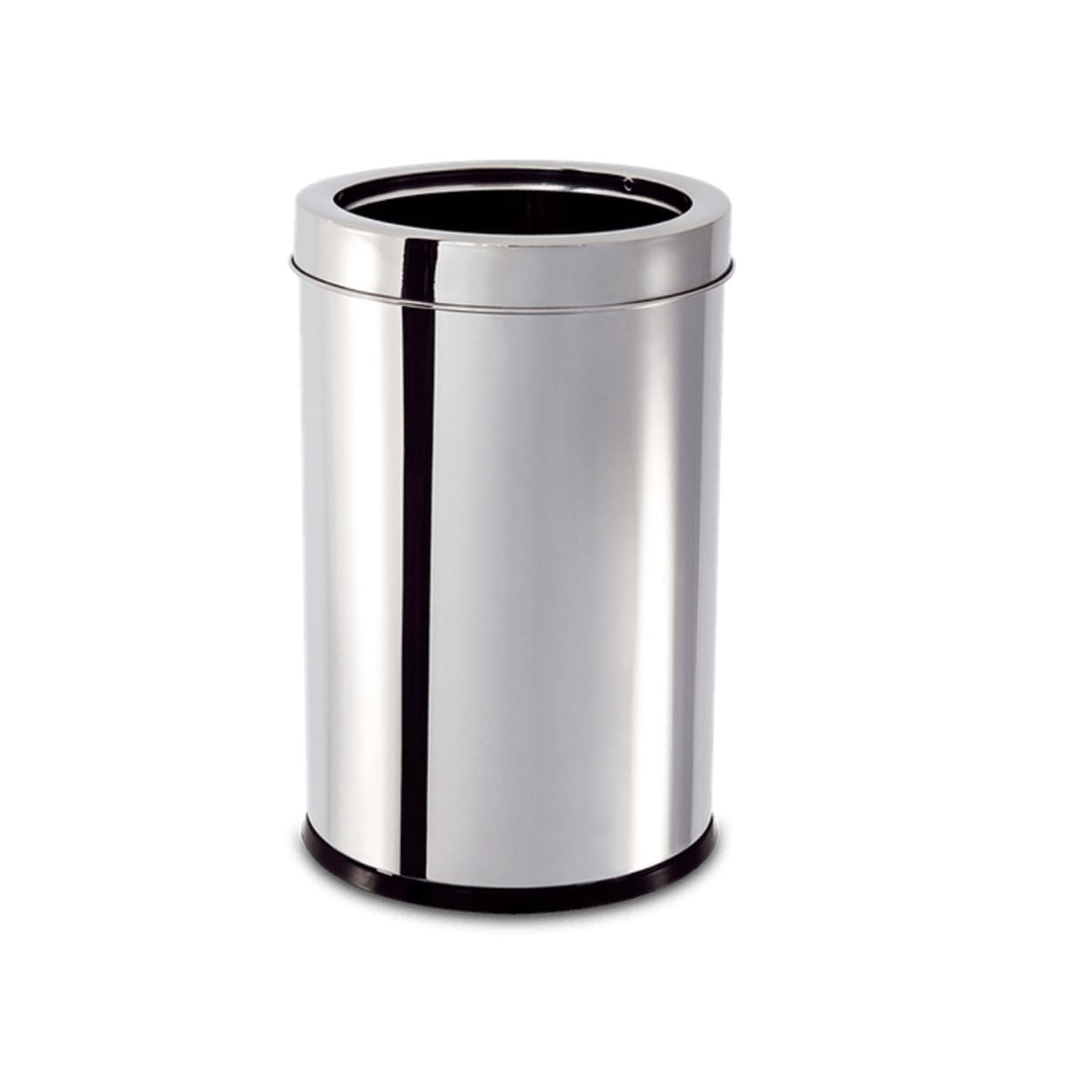 Lixeira com Aro Brinox Decorline 7,8 Litros Ø 18,5 x 29cm Aço Inoxidável