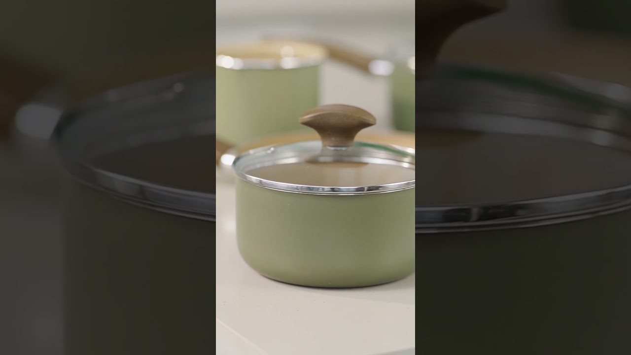 Jogo de Panelas Brinox Antiaderente Pro-Flon 5 Peças Green Verde