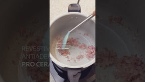 Panela de Pressão Indução Brinox Super Antiaderente Ceramic Life 4,2 Litros 20 cm Gris