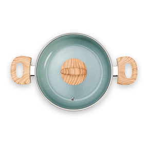 Caçarola de Indução com Tampa Brinox Botanika Antiaderente Ceramic Life Ø20cm 2,5 Litros Verde