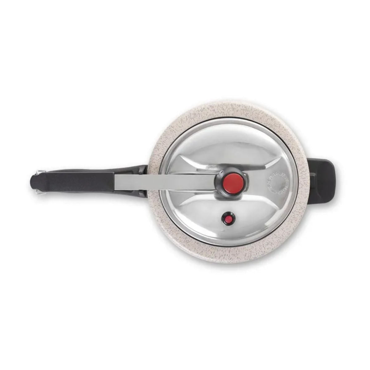 Panela de Pressão Brinox Vapt Antiaderente Ceramic Life 4,5 Litros Ø20cm Vanilla