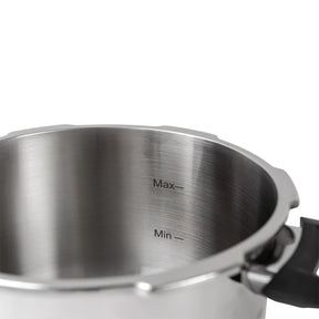 Panela de Pressão Inox Brinox Ultra com Fundo Triplo 4 Litros Ø20cm com 4 Dispostivos de Segurança