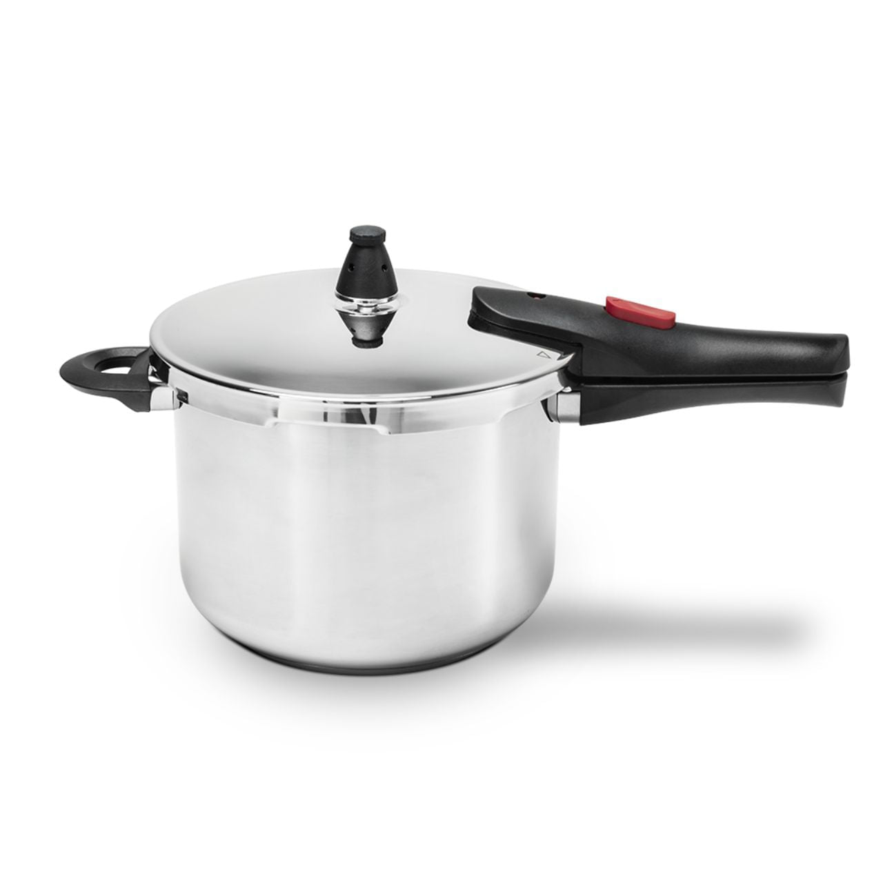 Panela de Pressão Inox Brinox Ultra com Fundo Triplo 6 Litros Ø22cm com 4 Dispositivos de Segurança