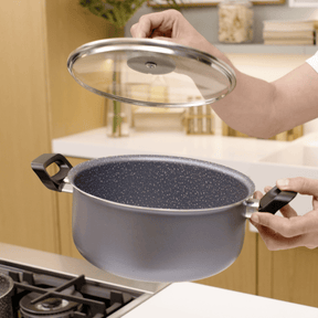 Jogo de Panelas Brinox Antiaderente Ceramic Life 8 Peças Suprema Jeans