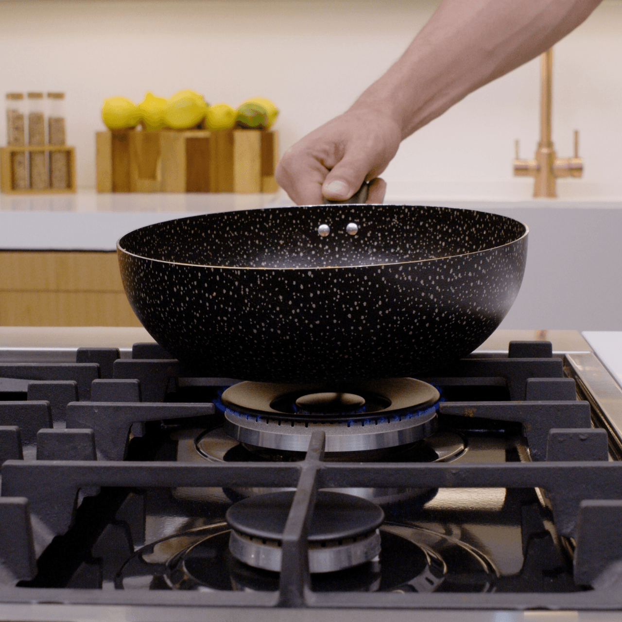 Jogo de Panelas Brinox Antiaderente Ceramic Life 6 Peças Suprema Preta