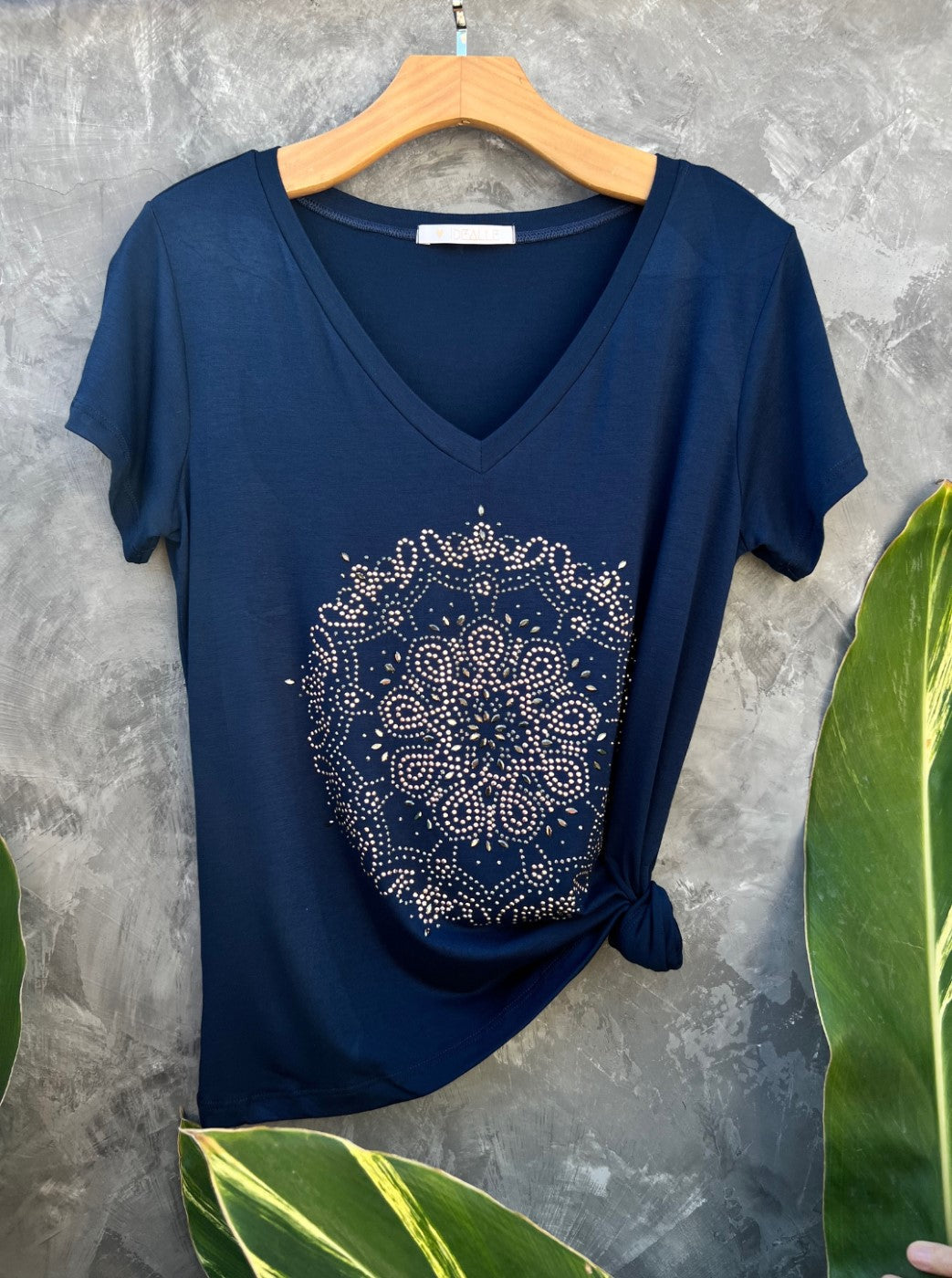 T-Shirt Mandala Marinho