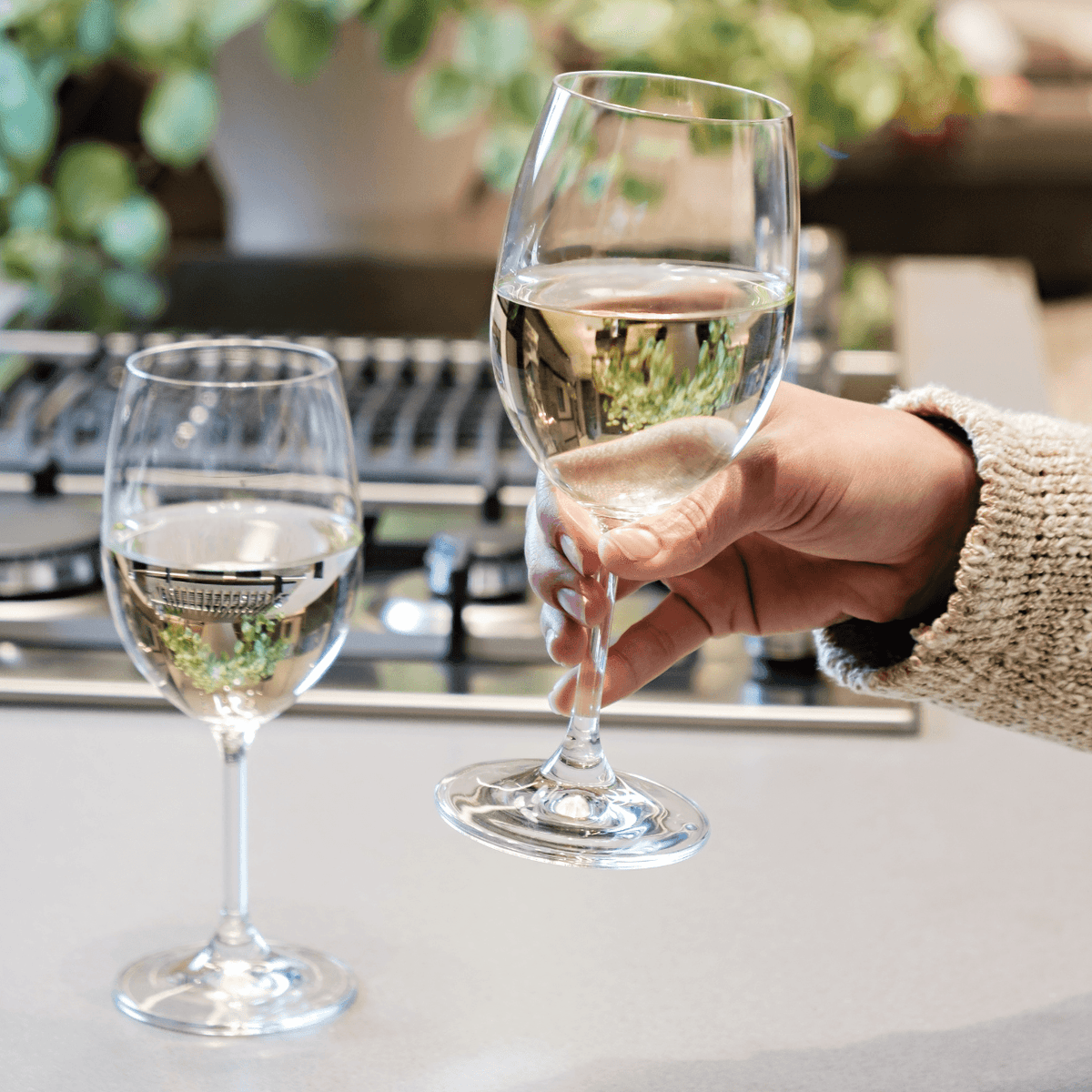 Taça para Vinho Branco em Cristal Bohemia 350ml Haus Concept Fizzy