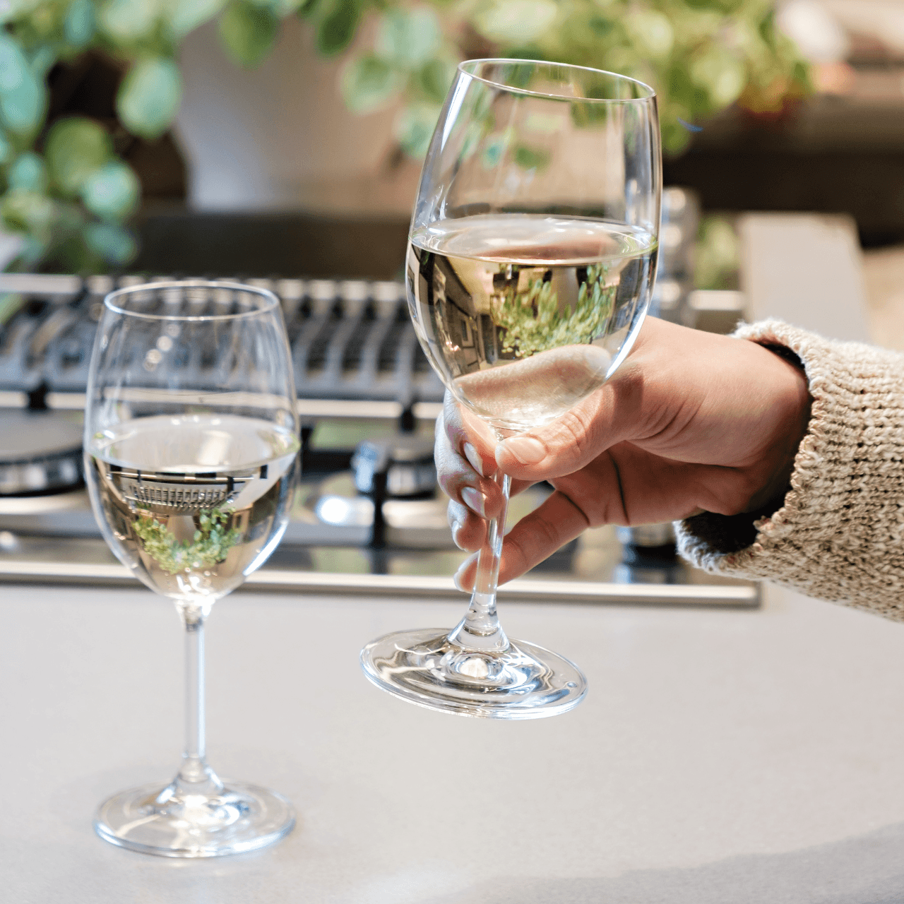 Taça para Vinho Branco em Cristal Bohemia 350ml Haus Concept Fizzy