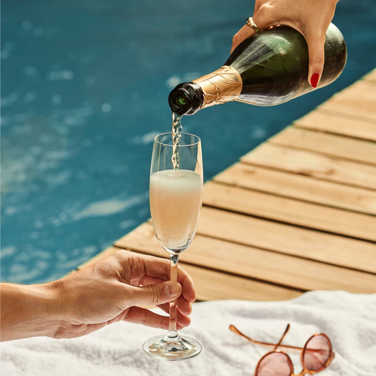 Taça para Espumante em Cristal Bohemia 220ml Haus Concept Fizzy