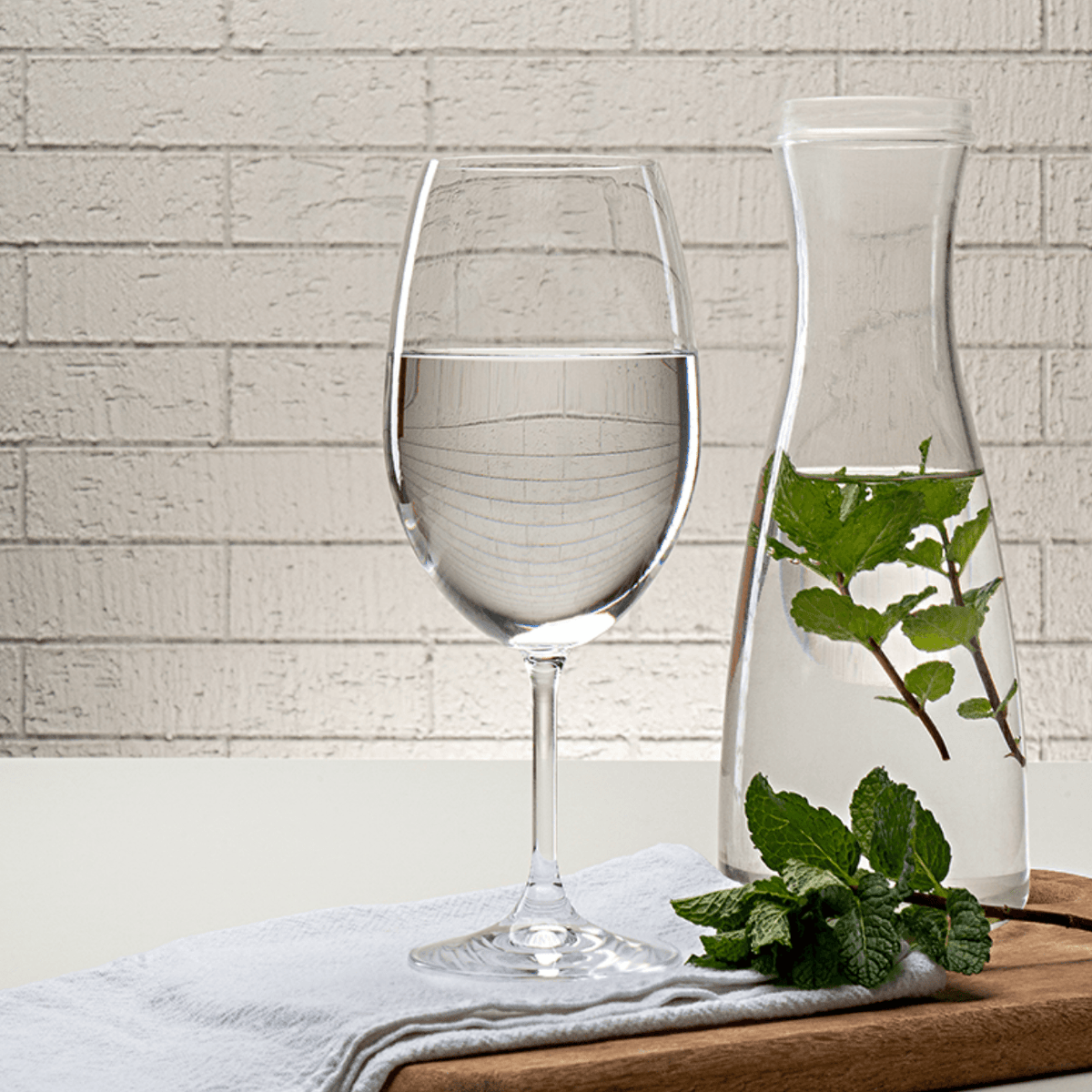 Taça para Água em Cristal Bohemia 580ml Haus Concept Fizzy