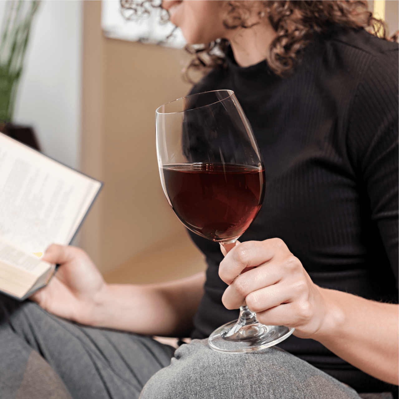 Taça para Vinho Tinto em Cristal Bohemia 450ml Haus Concept Sense