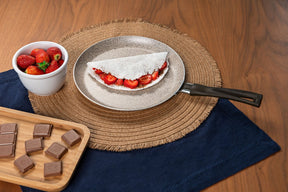 Tapioqueira Panquequeira Brinox Suprema Antiaderente Ceramic Life Mineral Resist Ø22cm 600ml Vanilla