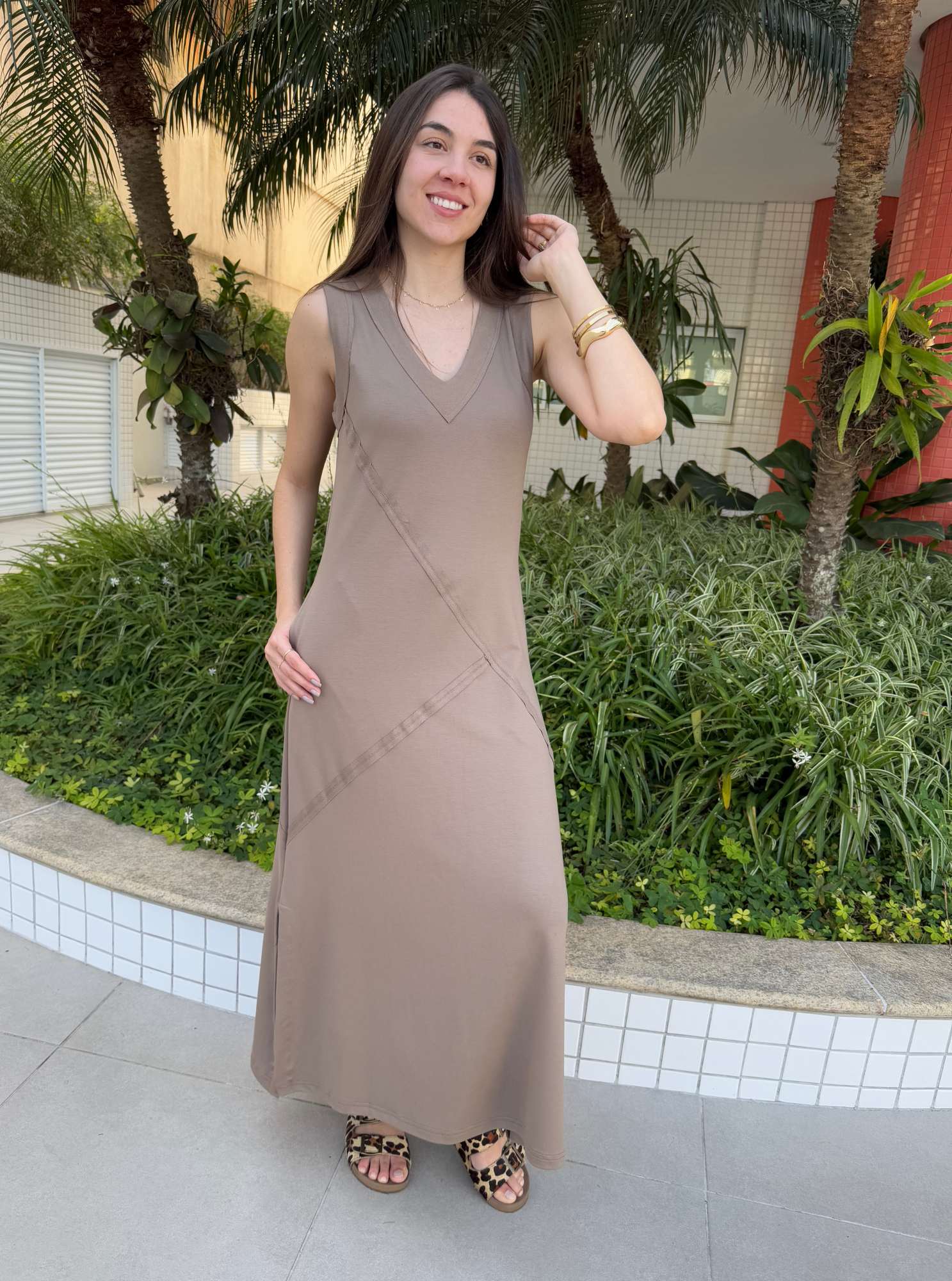 Vestido Riviera Fendi